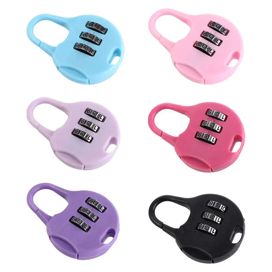 Plastic Password Combination Lock Luggage Travel Lock Backpack Padlock Padlock Password Lock Combination Padlock Digit Locks