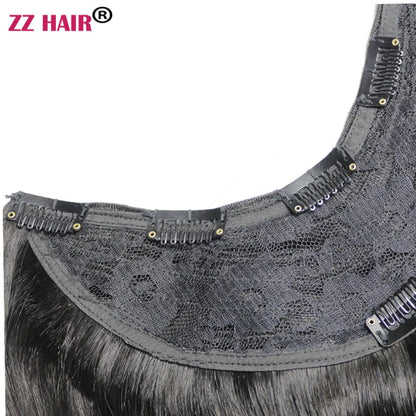 ZZHAIR 100% Brazilian Human Remy Hair Extensions 120g-200g 16"-26" U Piece WIg Clip-in Natural Straight