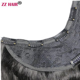 ZZHAIR 100% Brazilian Human Remy Hair Extensions 120g-200g 16"-26" U Piece Wig Clip-in Natural Straight