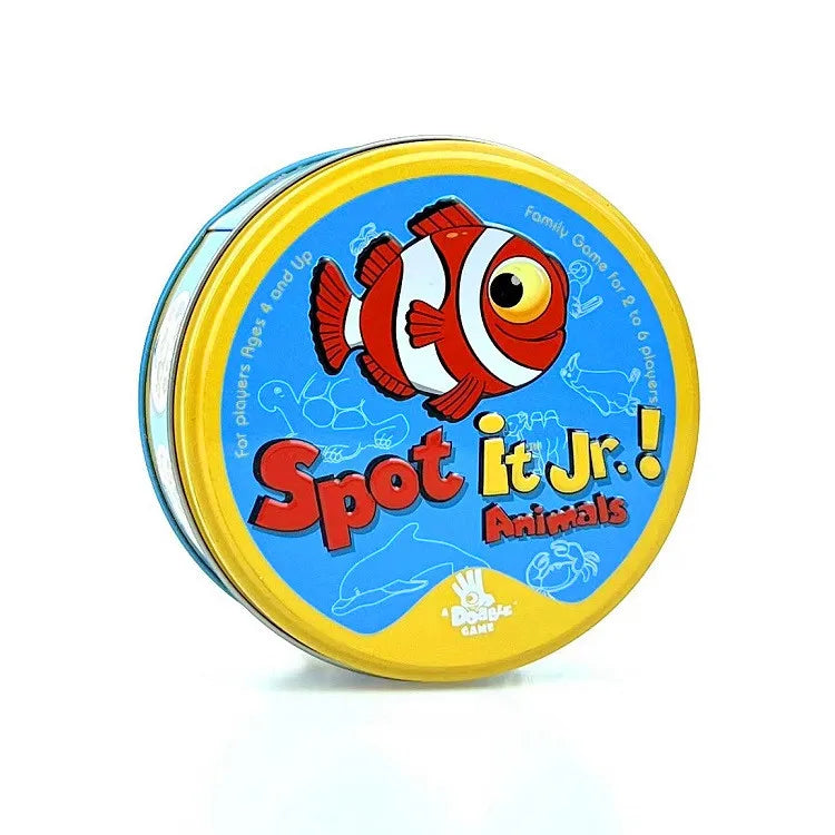 Spot It Cards Game Dobble Juego Pokemon Pikachu with Metal Box One Piece Doraemon Friends Party Jr Hip Board Game for Kids Gifts
