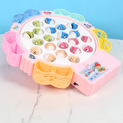 Fishing Toys, Hook Electric Spin With Music, Size Models Optional, Blue And Pink, Toys And Gifts For Kids, Cute Stickers, Practi
