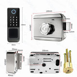Tuya WIFI Double Side Fingerprint Lock Waterproof Outdoor Gate Passcode Rfid Card Keyless Smart Door Lock