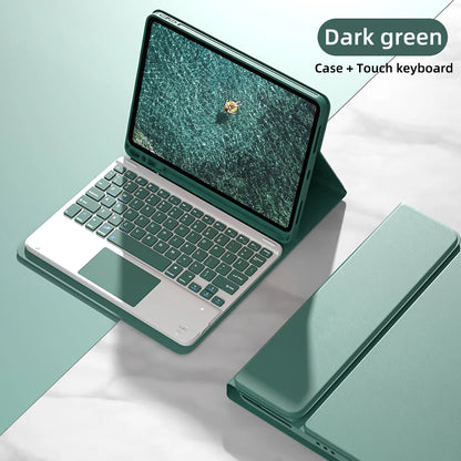 For iPad 5th Gen 2017 6th Gen 2018 9.7inch Case, Bluetooth keyboard case for iPad Air 1st 2nd Pro 9.7inch