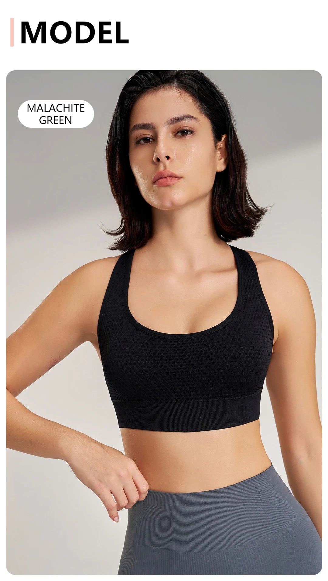 Ropa interior deportiva transpirable y a prueba de golpes para mujer, sujetador de yoga para correr, entrenamiento, espalda descubierta, push up, para gimnasio y ejercicio.