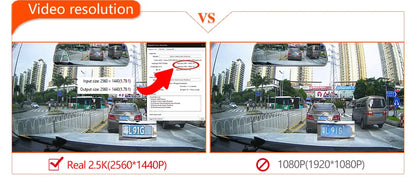 Acceo A37 Car Dvr 10.0 Inch Rear View Mirror 2.5K Dash Cam 1080P Car Camera With Rear View Camera Video Recorder Registrar Dvrs