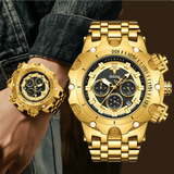 YaLaLuSi Men's Quartz Watch Dominant Design Multi Functional Practical Style Elegant Timepiece for Gentlemen