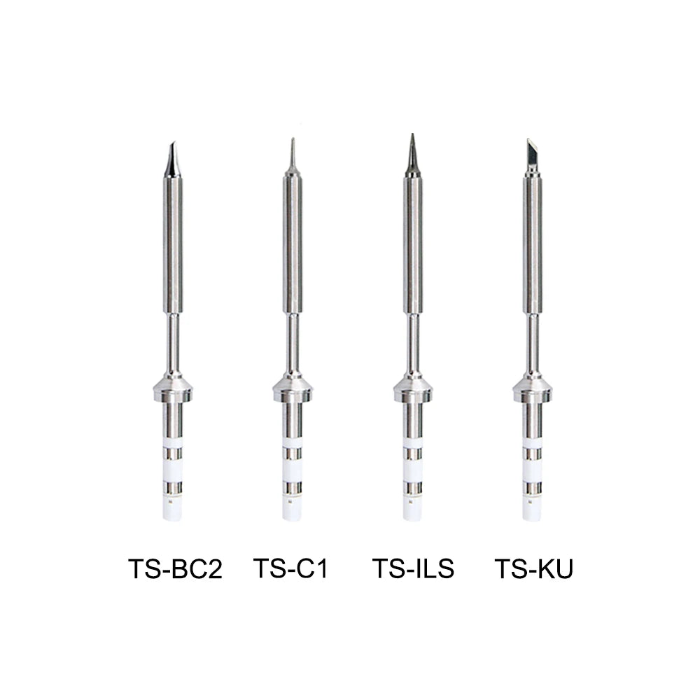 Puntas de repuesto para soldador Pine64 TS100 TS101. Varios modelos de punta para soldador eléctrico Pinecil V2, serie TS, BC2 ILS.