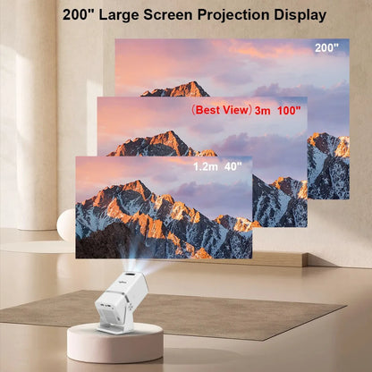 ThundeaL TD80W Full HD 1080P Mini Projector 4K Android WiFi 3D Home Theater TD80 Portable Projetor Meeting Video Movie PK HY320