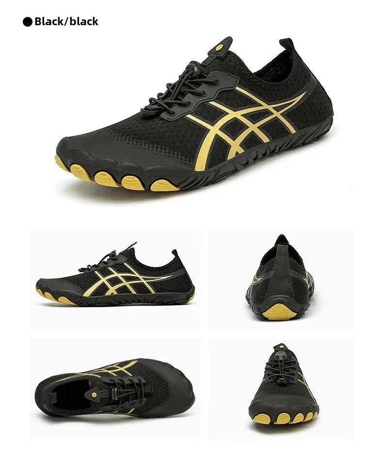 New Men's Hiking Sport Shoes Deep Squat Fitness Shoes Fishing Swimming Wading Shoes Surfing Diving Beach Five-Finger Shoes
