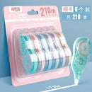 5/6PCS Permanent Adhesive Tape Correction Tape Roller Set Smooth Compact Design with No Drying Time Adhesive Grooves for School