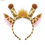 Kids Giraffe Cosplay Costume Set Animal Ears Tail Bow Tie Tutu Skirt Fancy Adult Child Props Halloween Party Carnival Birthday