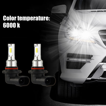 2Pcs Car HB3 LED Bulbs 9005 Headlight Kit Fog Bulb Lamp Light 6000K Xenon White Automotive Fog Lights Turbo Mini Lamp Headlights