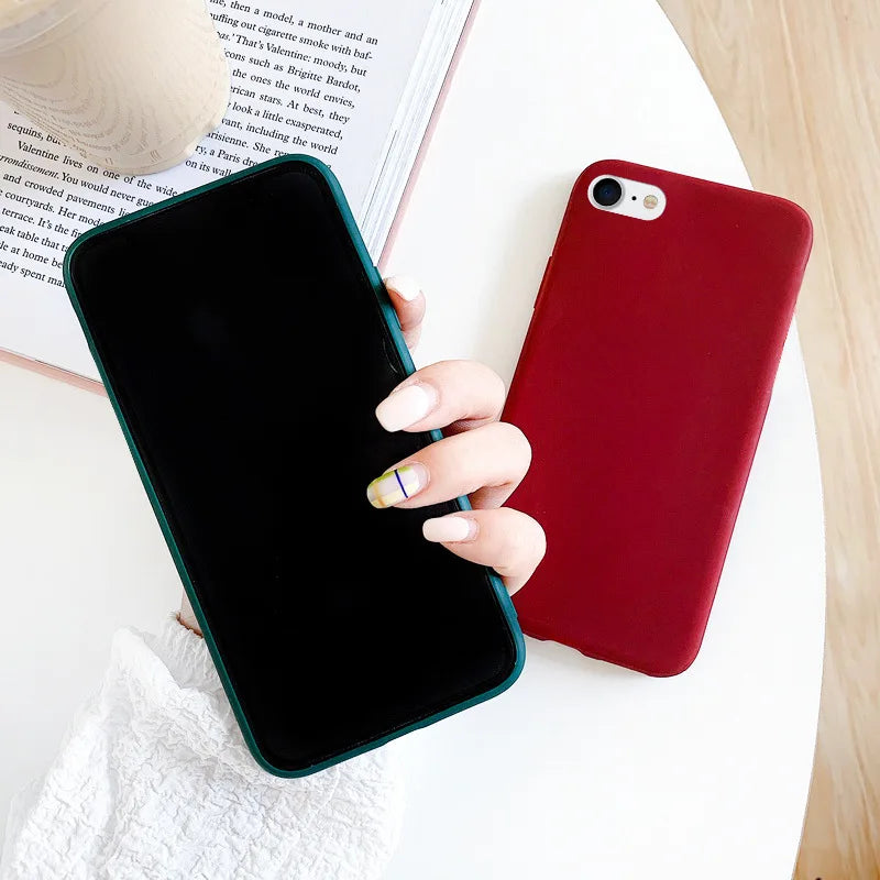 Funda para iPhone 7, 8, SE (2020, 2022), a prueba de golpes, TPU, silicona líquida, carcasa trasera protectora para iPhone SE (2020, 2022), funda blanda.