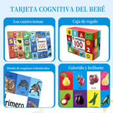 0-2 Years Spanish Children's Cognitive Encyclopedia Enhancing Cognition Children's Early Learning Books Gifts