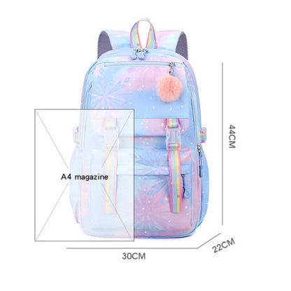 New Barbie Boy Girl Kids School Book Bags Women Bagpack Teenagers Schoolbags Canvas Travel Laptop Backpack