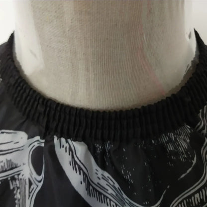 Capa de peluquería de tela impermeable, delantal de peluquería, capa para cortar el pelo, patrón de corte, superventas (2022) 