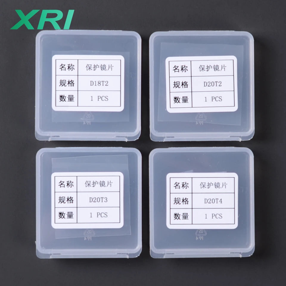 Fiber Laser Welding Protective Lens, WSX, QiLin, HanWei, Sup, Au3tech, 18x2, 20x2, 20x3, 20x4mm 