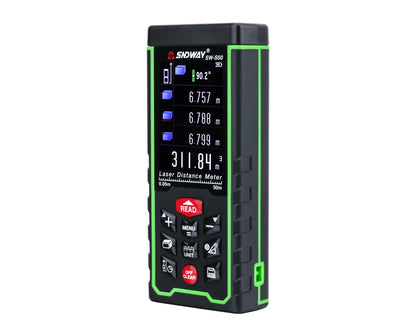 SNDWAY Laser Distance Meter Tape measure Digital Camera Function Laser Range Finder Tape Angle Rangefinder measure Tool