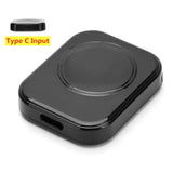 Carregador sem fio do relógio magnético rápido, doca de carregamento portátil 8Pin, Apple Watch Series, iWatch 9, 8, 7, 6, 5, SE Ultra, Tipo C