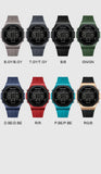 NAVIFORCE NF7117 Sports Watch for Men 5ATM Waterproof Multifunction Electronic Watch Men's LCD Digital Wristwatch