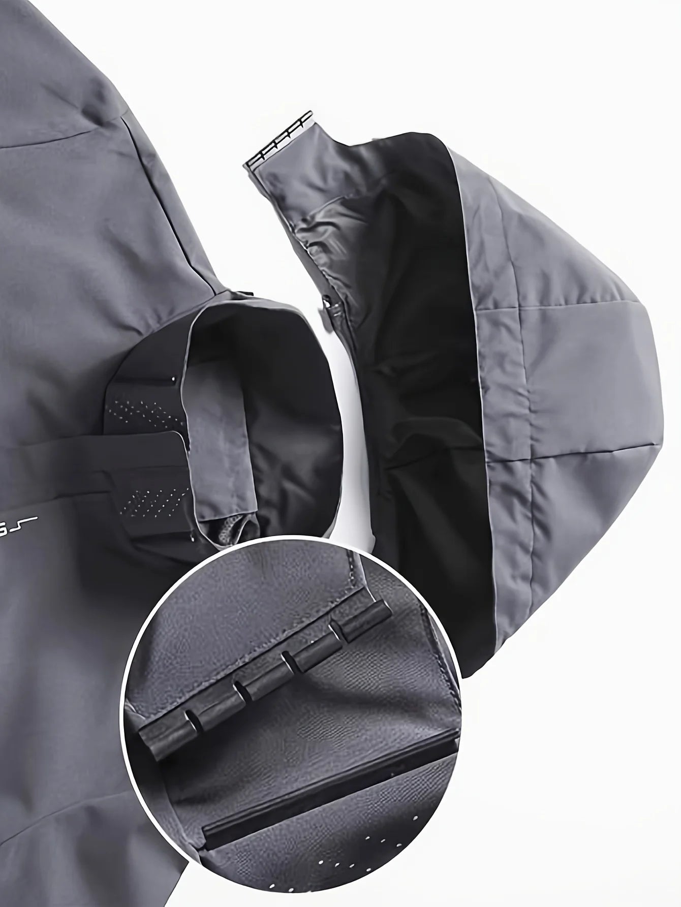 Men's Lightweight Waterproof Rain Jacket, Hooded Shell Outdoor Raincoat Hiking Windbreaker Jacket Coat