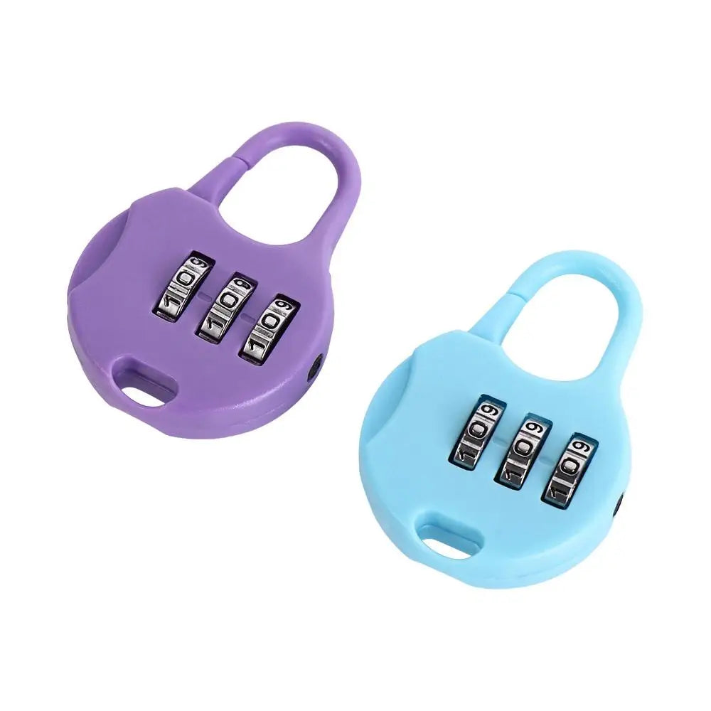 Plastic Password Combination Lock, Luggage Travel Lock, Backpack Padlock, Padlock Password Lock, Combination Padlock, Digit Locks