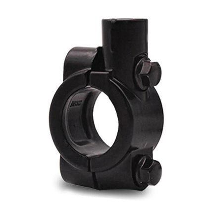 Motorcycle rearview mirror bracket and mounting clip black ABS fit for majority of motorcycle mirror replacements