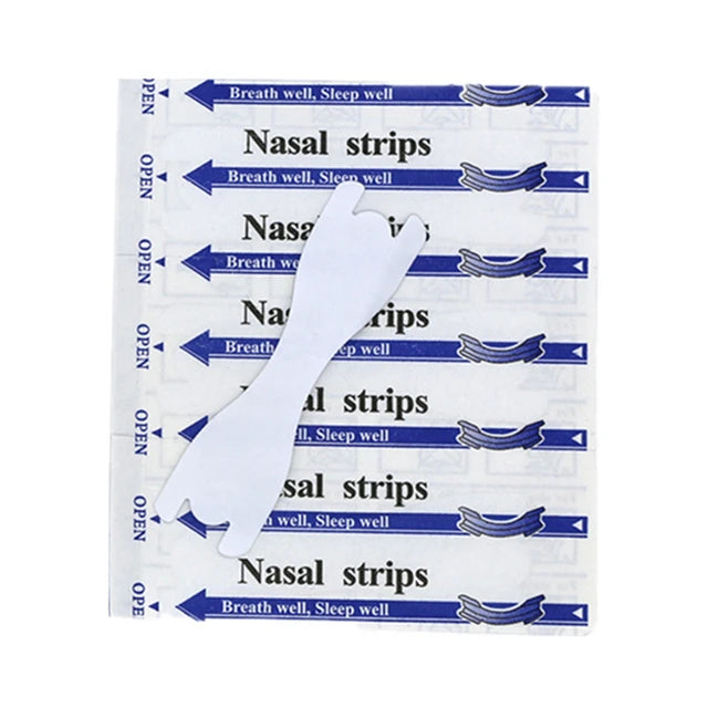 Tiras nasais transparentes para ronco, anti-ronco adesivo, melhor respiração do nariz, reduzir ferramenta ronco, cuidados de saúde, parar ronco patch, 50 pcs/lot