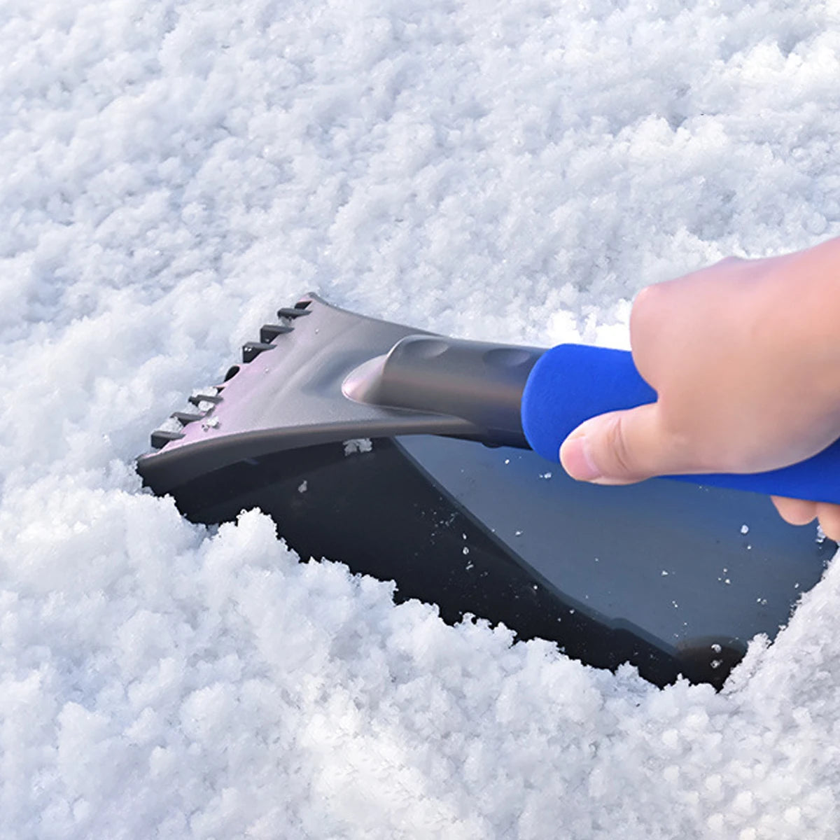 Pá de neve para carro, Raspador de descongelamento, Pá de neve para vidro de inverno