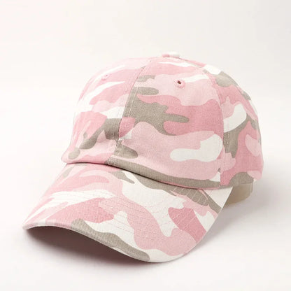 Japanese Style Street Tide Brand Soft Top Camouflage Baseball Cap Female Face Little Wild Peaked Chapéu Da Nike Cap