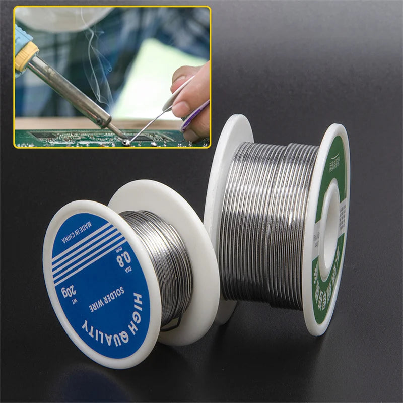 20/30/50/100g Electronic Soldering Wire Solder Wires Rosin Core Tin Multipurpose Welding Wire Flux Iron Wire Reel Household Tool