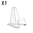 1-30Pcs Clear Acrylic Coin Display Stand Holders Small Easel Rack Trading Card Holder Support For Kpop Idol Card Organizer