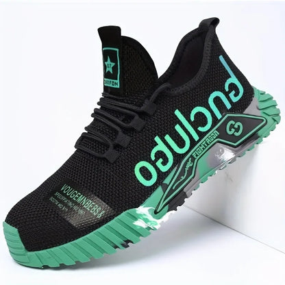 Steel Toe Safety Shoes Men Anti-Smash Anti-puncture Work Shoes Men Breathable Work Sneaker Indestructible Work Safety Boots