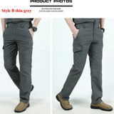 Tactical Cargo Pants Men Outdoor Waterproof SWAT Combat Military Camouflage Trousers Casual Multi Pocket Male Work Joggers