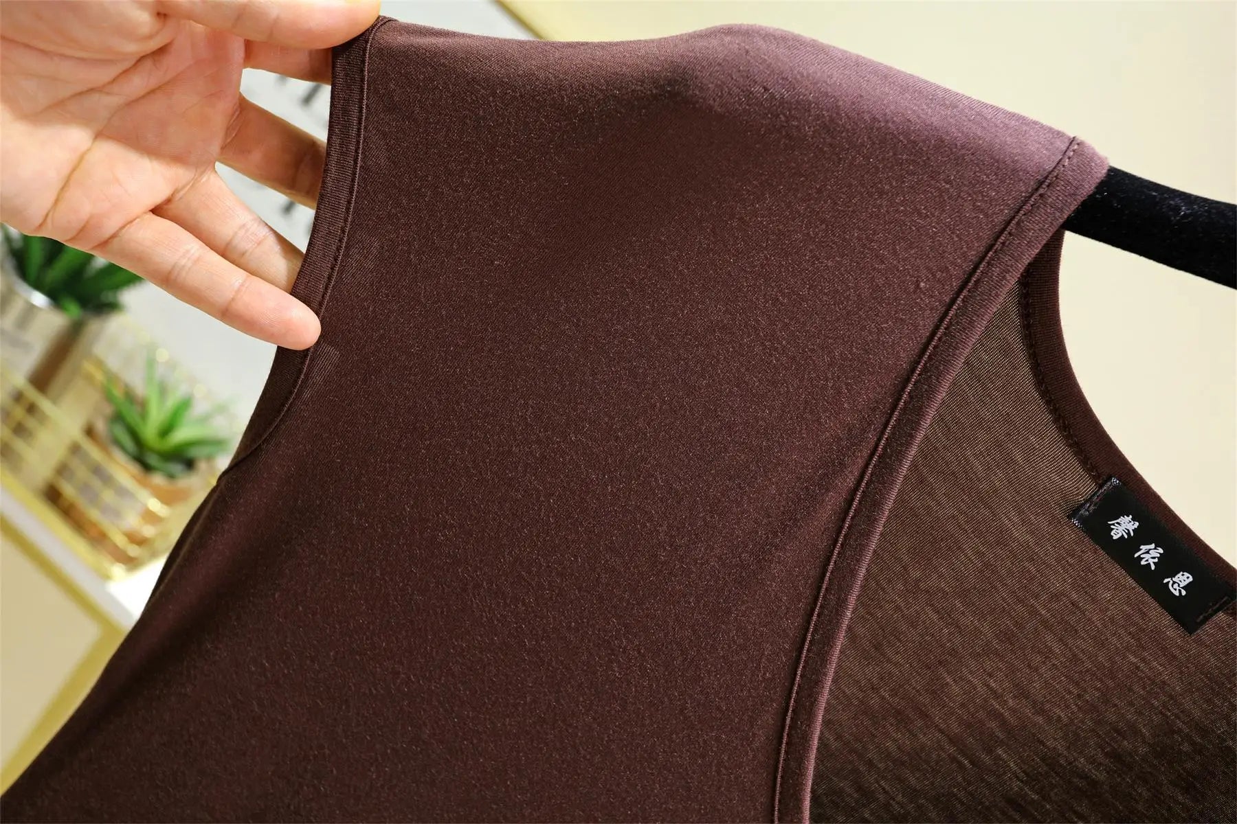 Modal V-Neck Tank Tops summer women's T-shirts sleeveless Plus size Thin Casual Loose Tee tops All match