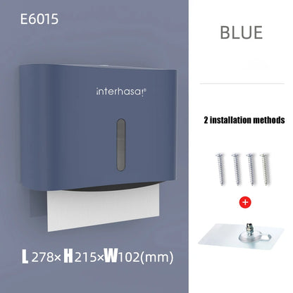 interhasa! Toilet Paper Towel Dispenser Toilet Paper Holder Hand Towel Dispenser Tissue Dispenser Luxury for Bathroom Kitchen