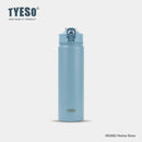 Tyeso 600/750ML Stainless Steel Thermo Bottle Car Thermal Cup Sports Water Bottles Keep Cold and Hot Vacuum Flasks Insulated Cup