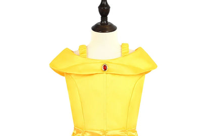 Children's Halloween Role Play Fairy Princess Belle Dress Xmas Carnival Masquerade Performance Birthday Party Fancy Girl Clothes