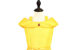 Children's Halloween Role Play Fairy Princess Belle Dress Xmas Carnival Masquerade Performance Birthday Party Fancy Girl Clothes