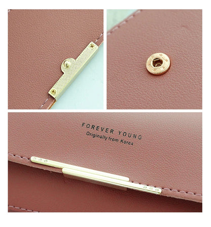 2024 Fashion Wallet Women's Purse Wallet Card Holder Female Clutch Long Purse Multi-card Holder Luxury Designer Lady Coin Purses