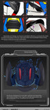 DOT motorcycle full helmet male large tail retro cruise motorcycle helmet motorcycle helmet full coverage to keep warm.
