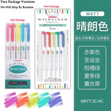 New Zebra Mildliner Highlighter Pastel Full Set 5 Colors Set Marker Pen Double Ended Art Stationery Supply for Drawing Painting