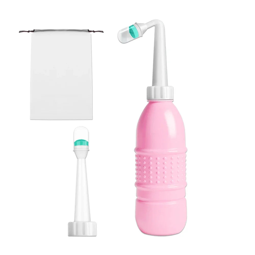Portable Bidet Spray Handheld Travel Bidet for Pregnant Women Baby Cleansing Water Washer Bottle Baby Showers Mom Bottle 4/500ml