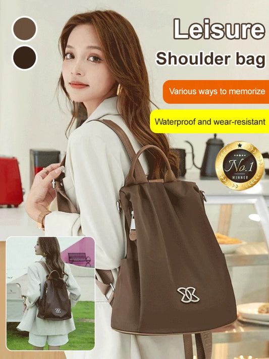 Autumn and Winter Senior Sense Travel Shoulder Bag Trendy Fashion Large-Capacity Oxford Cloth Lightweight Casual Women's Bag