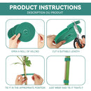 Laço De Cabo De Nylon Para Plantas Flores Crescendo Escalada, Suporte De Plantas Reutilizáveis, Prendedor De Gancho E Loop, Acessórios De Jardim