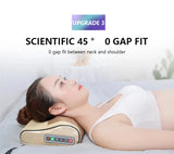 Almohada masajeadora eléctrica para cuello 2024, multifuncional, para la salud del cuello y la relajación.