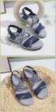 New 2025 Sports Sandals Rubber Velcro Large Size Women's Shoes Casual Comfortable Breathable Simple Summer Middle-Aged People