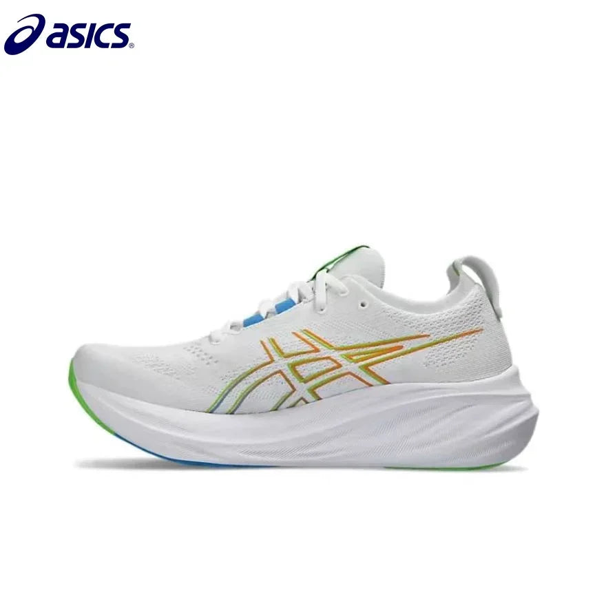 Zapatillas de running originales Asics Nimbus 26 para hombre, de caña baja, con amortiguación, para exteriores, antideslizantes y transpirables.