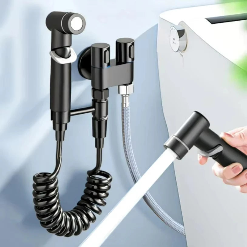 Toilet Cleaning Bidet Toilet Sprayer Set Cold Water Portable Bidet Toilet Accessories Handheld Bathroom Wash Anal Douche