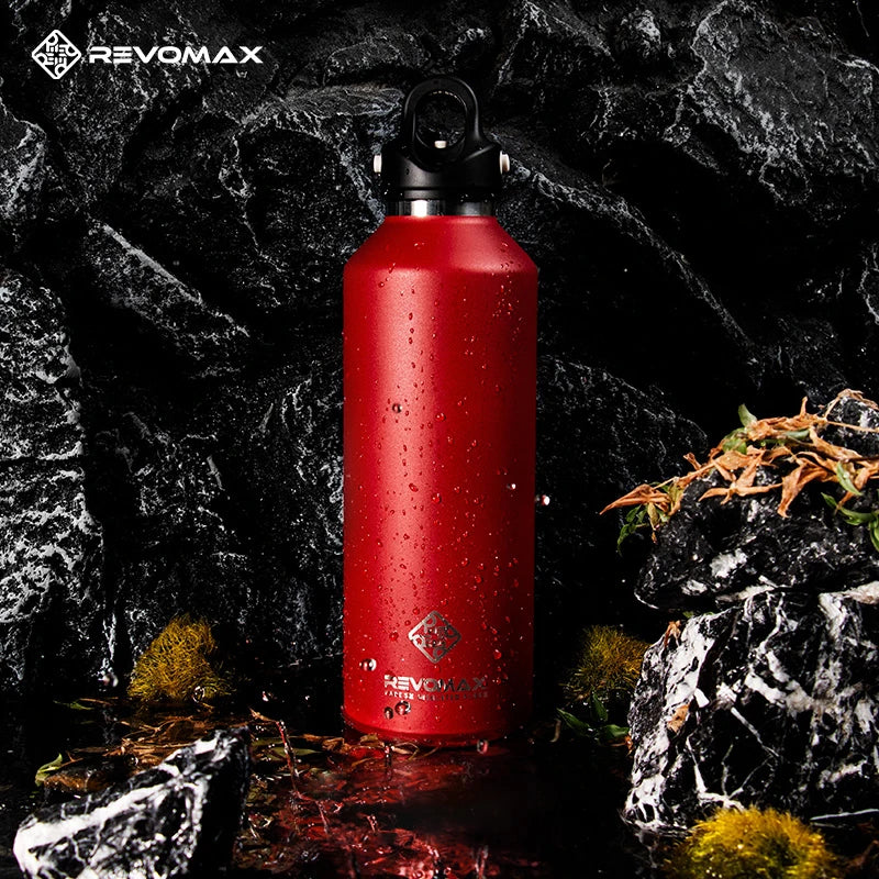 REVOMAX 950ml Tumbler Thermo Bottle Double Wall Stainless Steel Thermal Water Bottle Cold and Hot Thermos Cup Vacuum Flask Gym